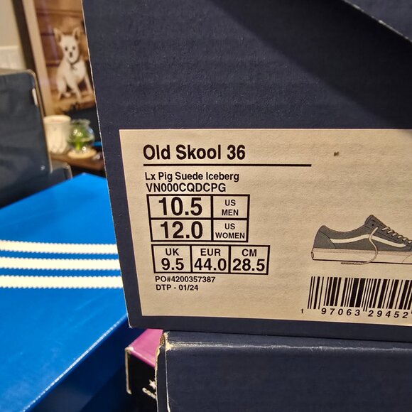 Vans Premium Pig Suede Old Skool 36 LX Shoes Sneakers VN000CQDCPG1 Mens Sz 10.5 - Picture 10 of 10